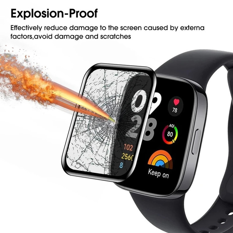 محافظ صفحه نمایش بادیگارد مدل PMMA مناسب برای ساعت هوشمند شیائومی Redmi Watch 3 Active بسته 3 عددی