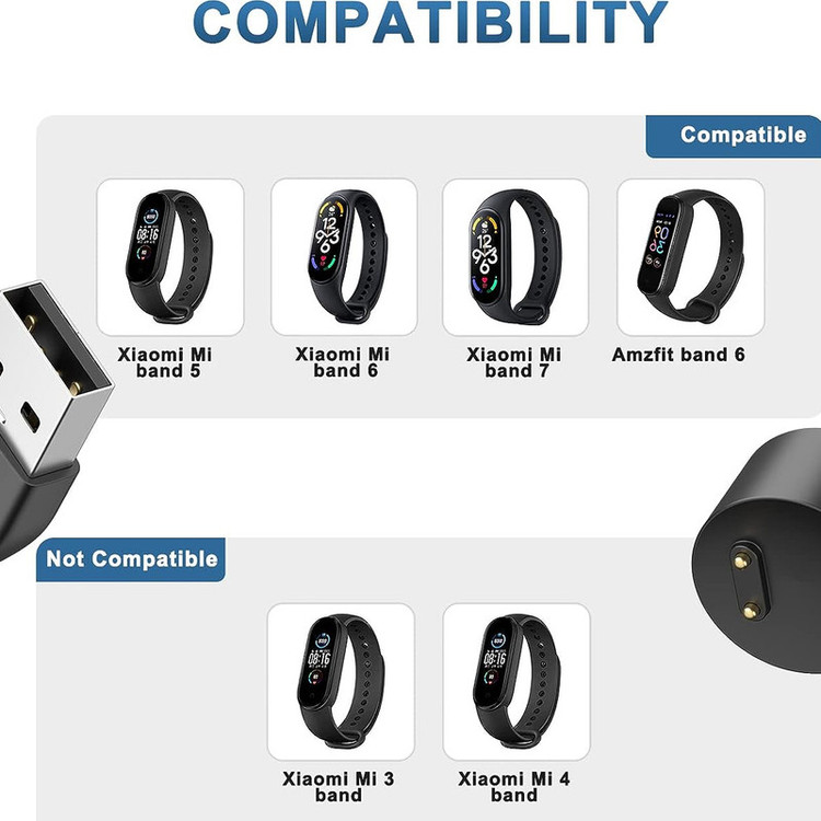 کابل شارژ مدل M7 مناسب برای مچ بند هوشمند شیائومی Mi Band 7