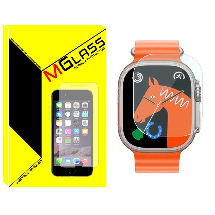 محافظ صفحه نمایش شیشهای امگلس مدل SH-MG مناسب برای ساعت هوشمند هاینو تکو T93 Ultra Max