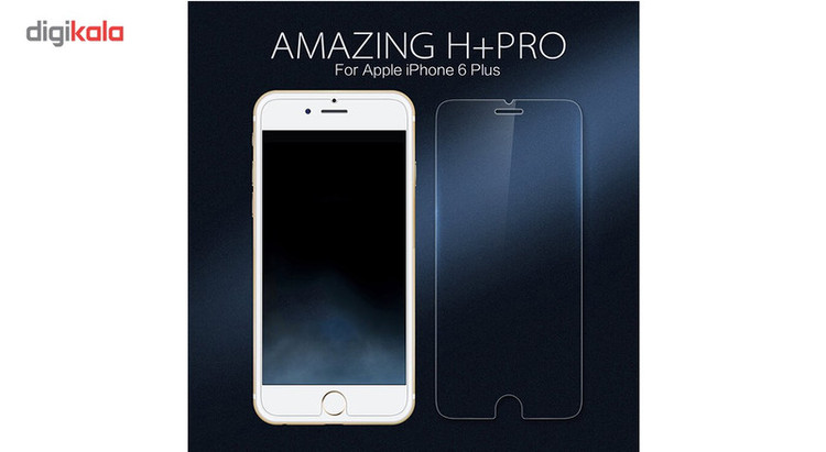 محافظ صفحه نمایش شیشه ای مدل Amazing H Plus Pro Anti-Explosion مناسب برای گوشی موبایل آیفون 6/6s پلاس