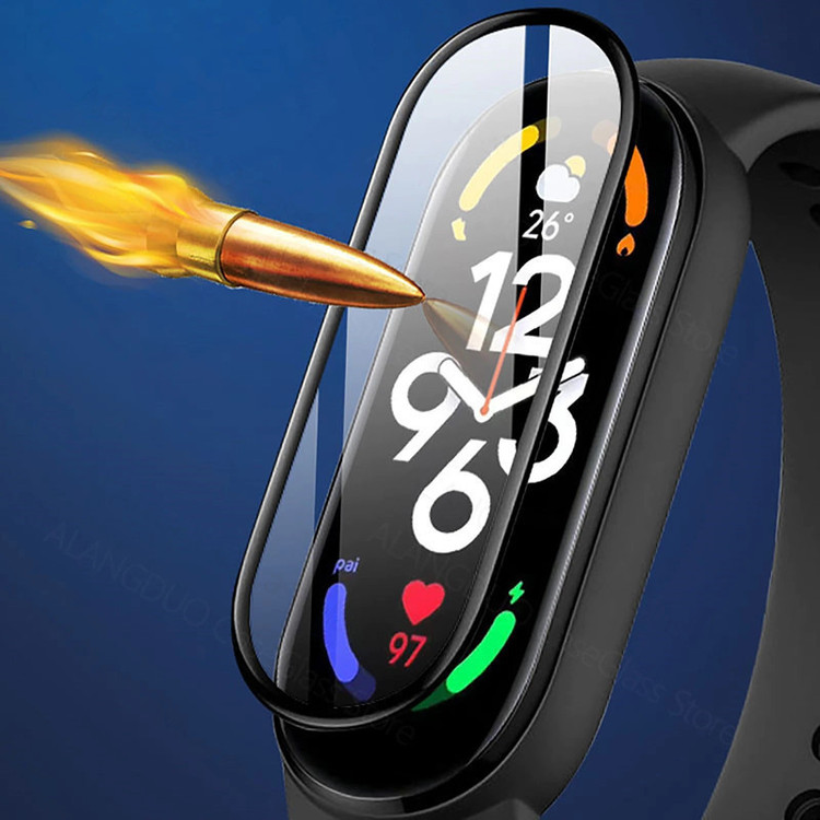 محافظ صفحه نمایش گودزیلا مدل PMMA مناسب برای ساعت هوشمند شیائومی Mi Band 8 بسته 2 عددی
