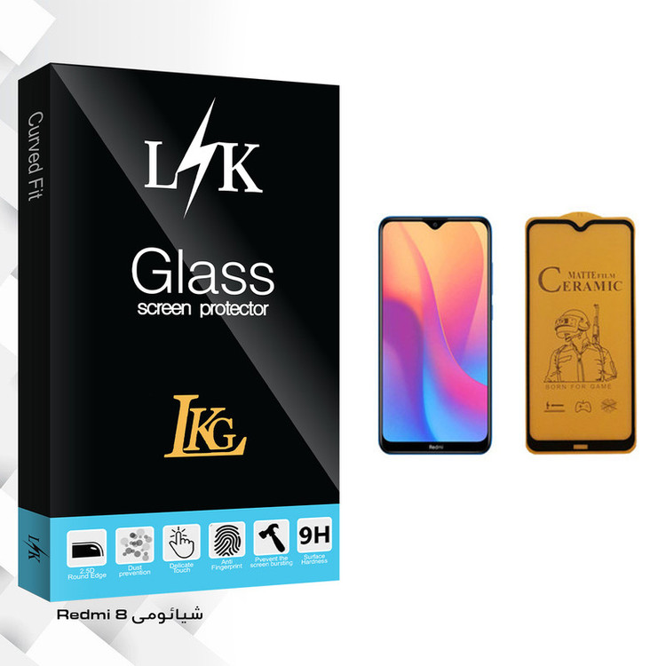 برای محافظ صفحه نمایش سرامیکی ال کا جی مدل LK Glass مناسب گوشی موبایل شیائومی Redmi 8