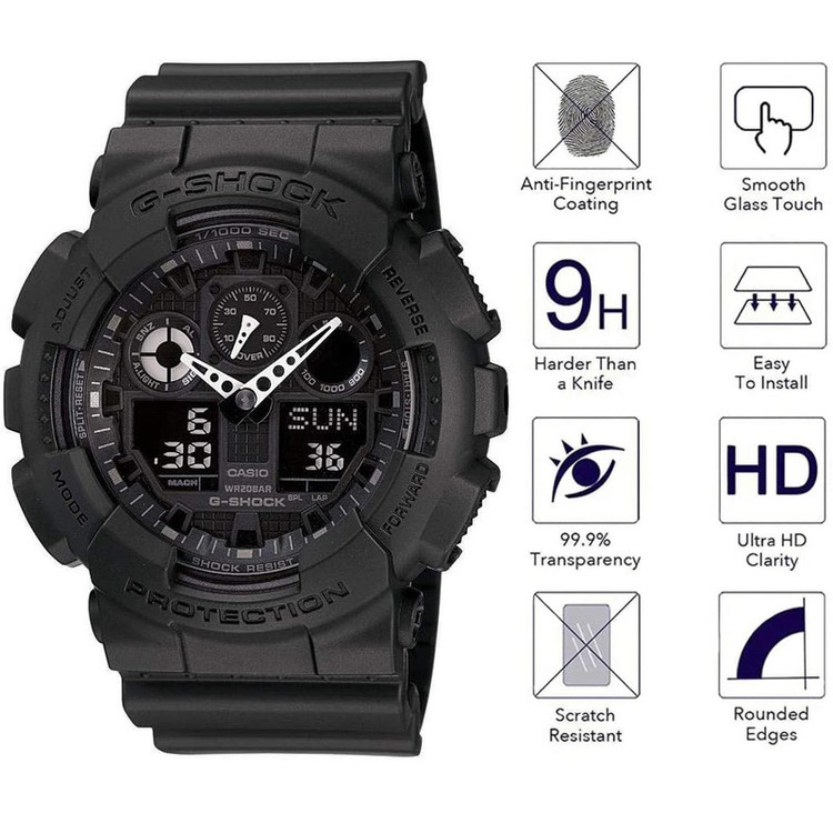 محافظ صفحه نمایش مدل gsh1 مناسب برای ساعت هوشمند کاسیو سری جی شاک GA100 / GA110