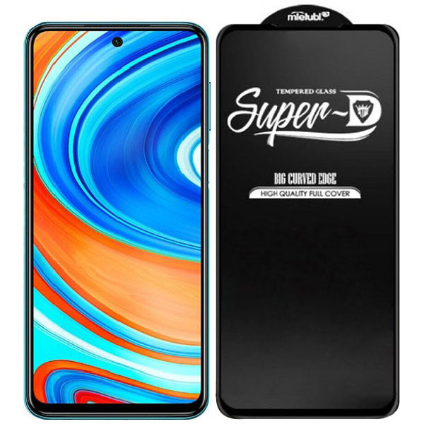 محافظ صفحه نمایش مدل Super D مناسب برای گوشی موبایل شیائومی Redmi Note 9 Pro