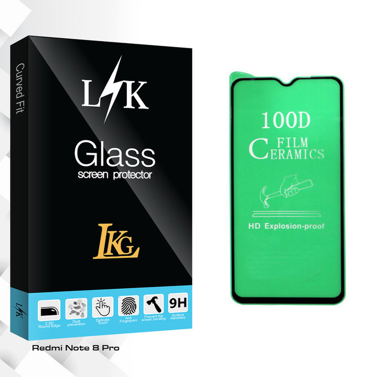 محافظ صفحه نمایش ال کا جی مدل LK Glass مناسب برای گوشی موبایل شیائومی Redmi Note 8 Pro