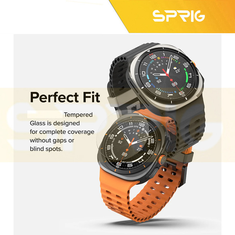 محافظ صفحه نمایش شیشه ای اسپریگ مدل SPG مناسب برای ساعت هوشمند سامسونگ Galaxy watch 7 Ultra