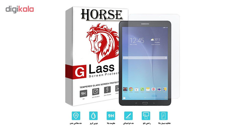 محافظ صفحه نمایش گلس هورس مدل UCC مناسب برای تبلت سامسونگ Galaxy Tab E 9.6 T561