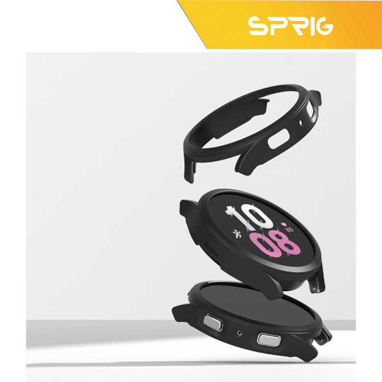 کاور اسپریگ مدل SPG Case مناسب برای ساعت هوشمند سامسونگ Galaxy Watch 5 44mm به همراه محافظ صفحه نمایش
