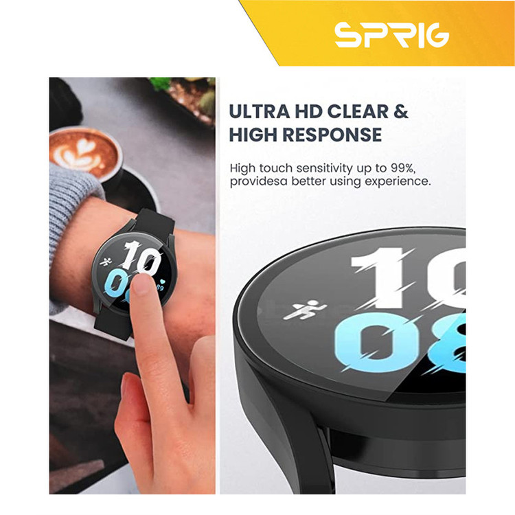 کاور اسپریگ مدل SPG Case مناسب برای ساعت هوشمند سامسونگ Galaxy Watch 5 44mm به همراه محافظ صفحه نمایش