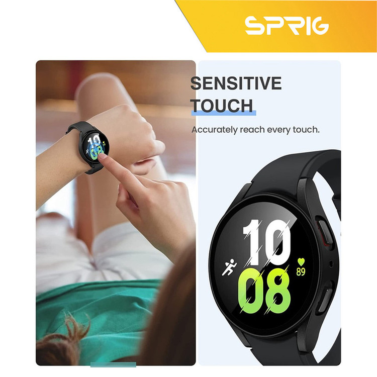 کاور اسپریگ مدل SPG Case مناسب برای ساعت هوشمند سامسونگ Galaxy Watch 5 44mm به همراه محافظ صفحه نمایش