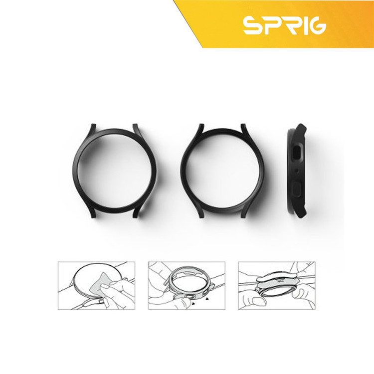 کاور اسپریگ مدل SPG Case مناسب برای ساعت هوشمند سامسونگ Galaxy Watch 5 44mm به همراه محافظ صفحه نمایش