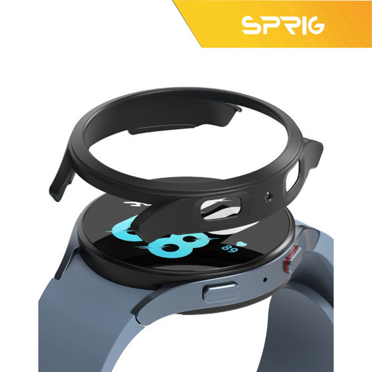 کاور اسپریگ مدل SPG Case مناسب برای ساعت هوشمند سامسونگ Galaxy Watch 5 44mm به همراه محافظ صفحه نمایش