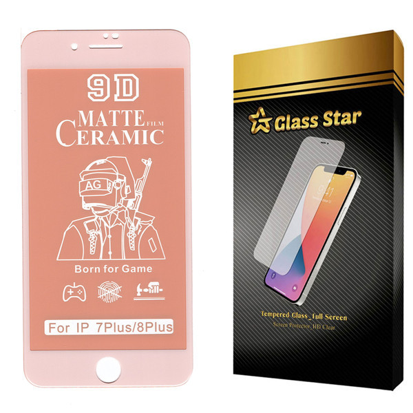 محافظ صفحه نمایش سرامیکی مات گلس استار مدل CAGA مناسب برای گوشی موبایل اپل iPhone 8 Plus
