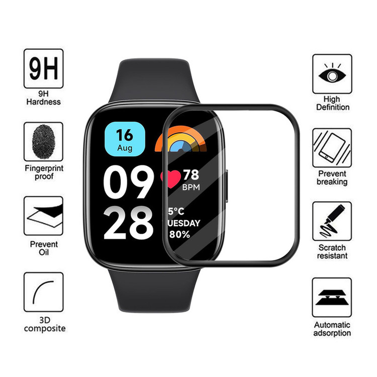 محافظ صفحه نمایش راینو مدل PMMA مناسب برای ساعت هوشمند شیائومی Redmi Watch 3 / Watch 3 Active