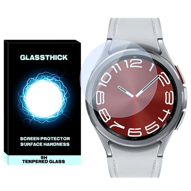محافظ صفحه نمایش شیشهای گلستیک مدل SH-GL مناسب برای ساعت هوشمند سامسونگ Galaxy watch 6 Classic 43mm