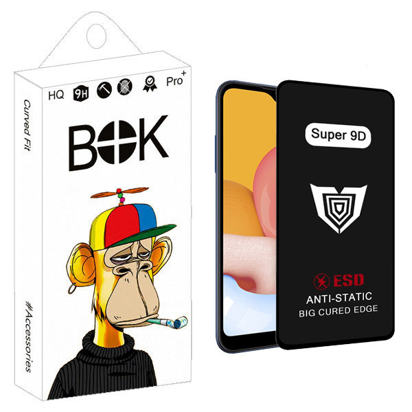 محافظ صفحه نمایش بوک مدل Super 9D Touch مناسب برای گوشی موبایل سامسونگ galaxy A01