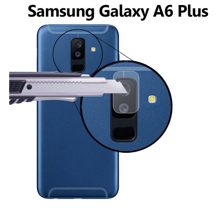 محافظ لنز دوربین هورس مدل UTF مناسب برای گوشی موبایل سامسونگ Galaxy A6 Plus بسته سه عددی