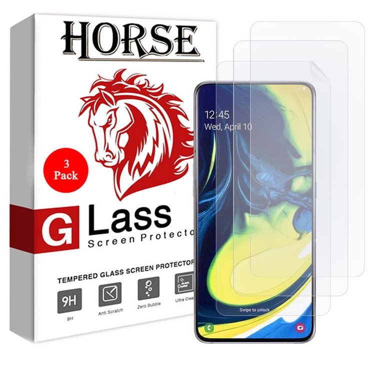محافظ صفحه نمایش نانو هورس مدل FSN مناسب برای گوشی موبایل سامسونگ Galaxy A80 بسته سه عددی