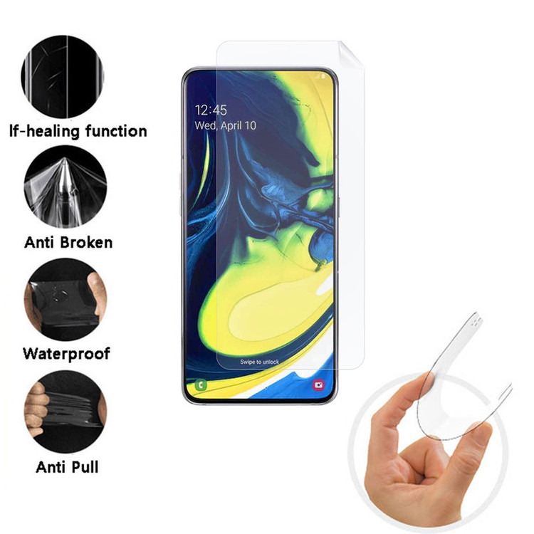 محافظ صفحه نمایش نانو هورس مدل FSN مناسب برای گوشی موبایل سامسونگ Galaxy A80 بسته سه عددی