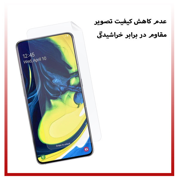 محافظ صفحه نمایش نانو هورس مدل FSN مناسب برای گوشی موبایل سامسونگ Galaxy A80 بسته سه عددی