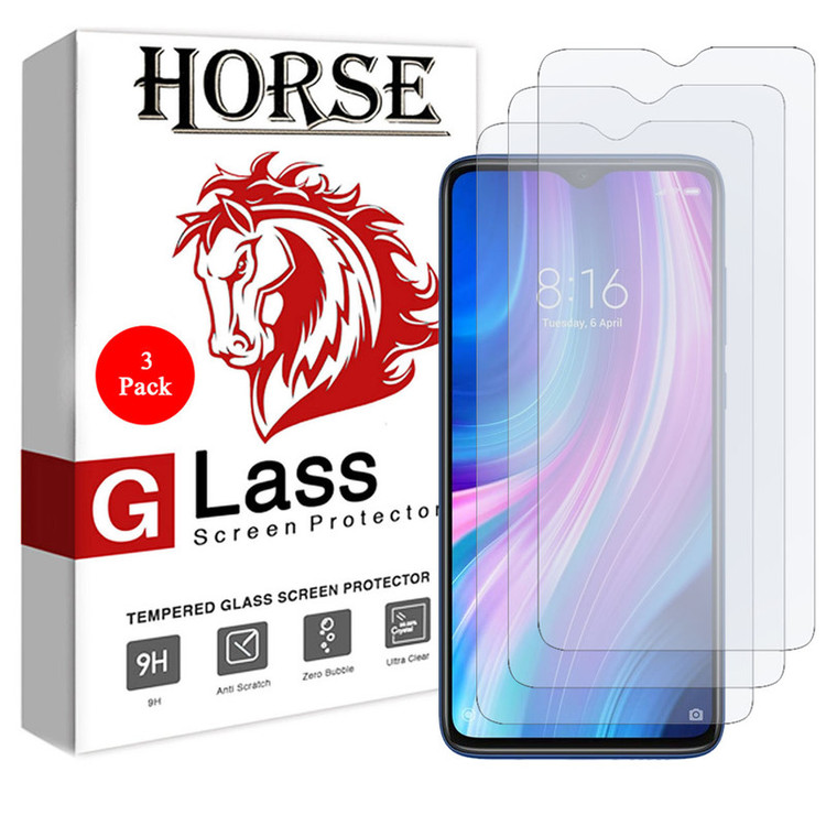 محافظ صفحه نمایش نانو هورس مدل FSN مناسب برای گوشی موبایل شیائومی Redmi Note 8 Proبسته سه عددی