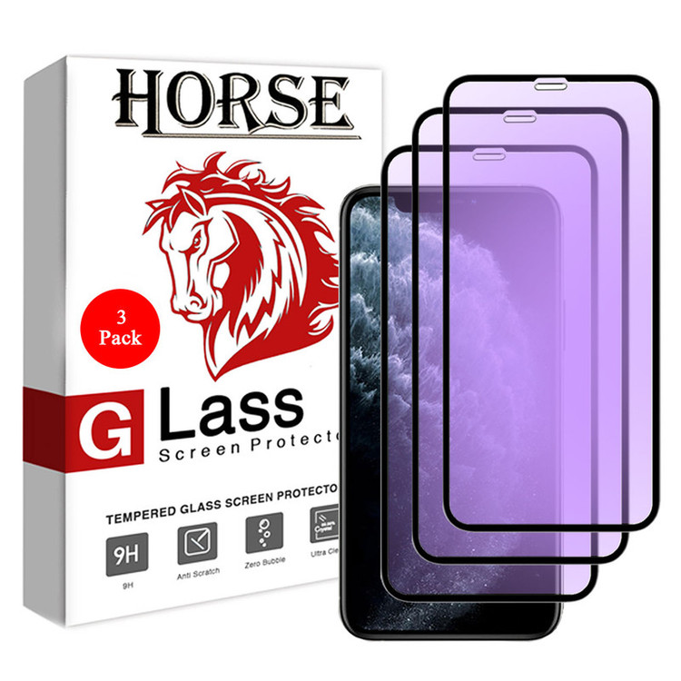 محافظ صفحه نمایش هورس مدل ABL مناسب برای گوشی موبایل اپل iPhone 11 بسته سه عددی