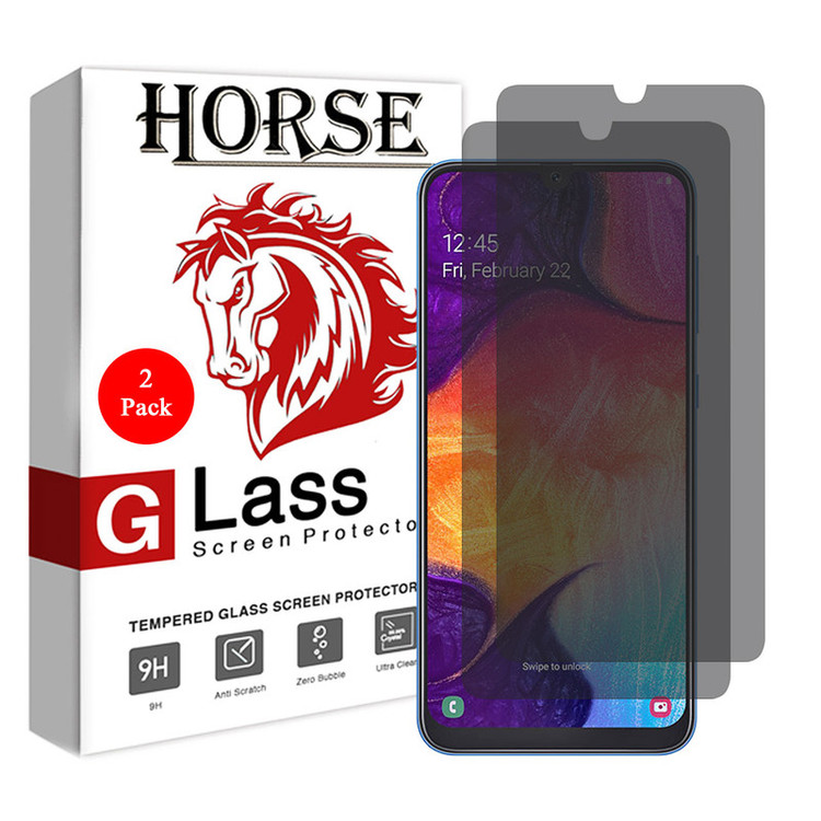 محافظ صفحه نمایش حریم شخصی هورس مدل PPS مناسب برای گوشی موبایل سامسونگ Galaxy A50 بسته دو عددی