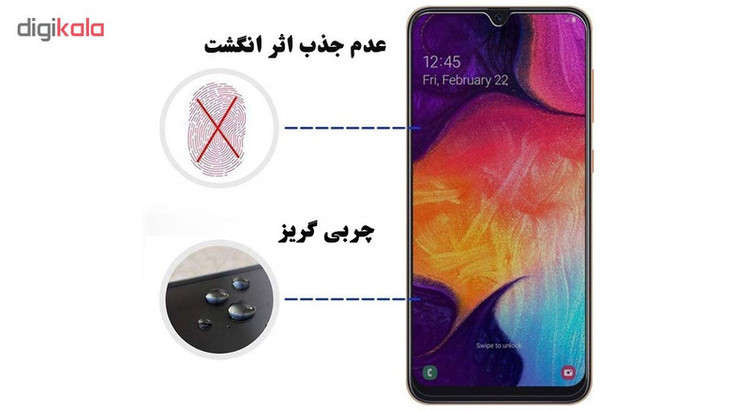 محافظ صفحه نمایش حریم شخصی هورس مدل PPS مناسب برای گوشی موبایل سامسونگ Galaxy A50 بسته دو عددی