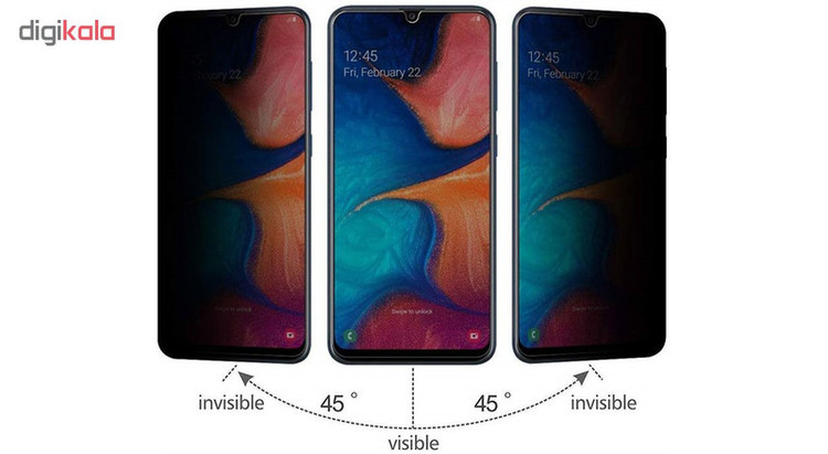 محافظ صفحه نمایش حریم شخصی هورس مدل PPS مناسب برای گوشی موبایل سامسونگ Galaxy A20
