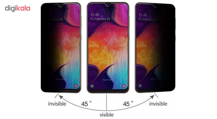محافظ صفحه نمایش حریم شخصی هورس مدل PPS مناسب برای گوشی موبایل سامسونگ Galaxy M30