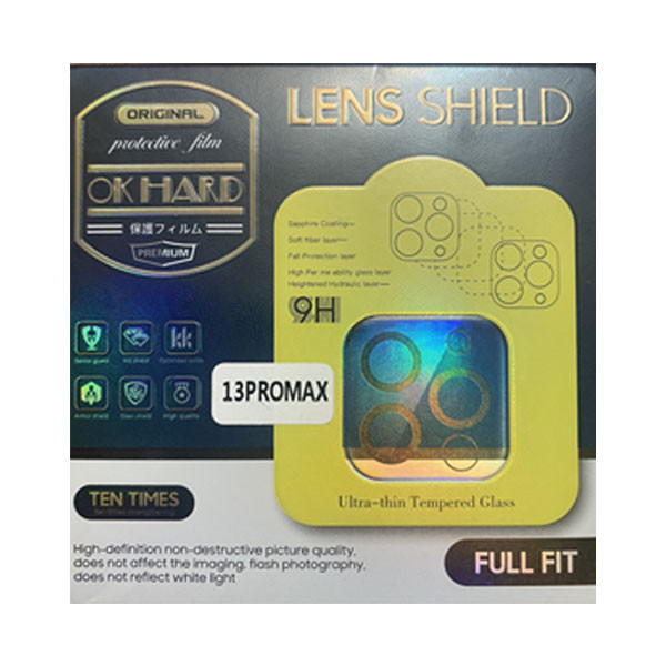 محافظ لنز دوربین بوک مدل glass مناسب برای گوشی موبایل اپل IPHONE 13pro max