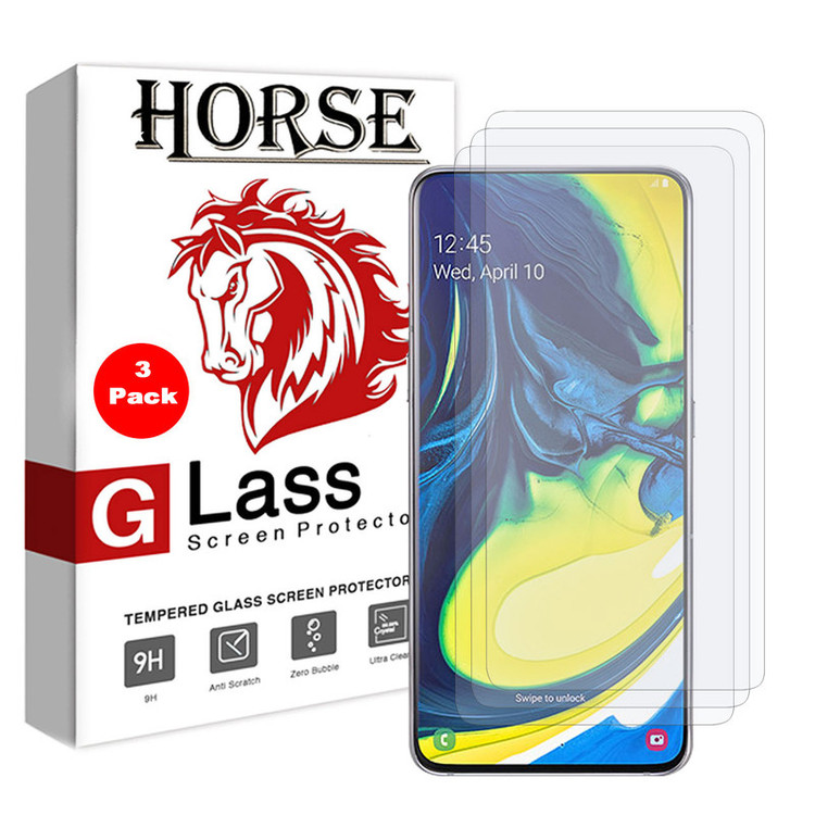 محافظ صفحه نمایش هورس مدل UCC مناسب برای گوشی موبایل سامسونگ Galaxy A80 بسته سه عددی