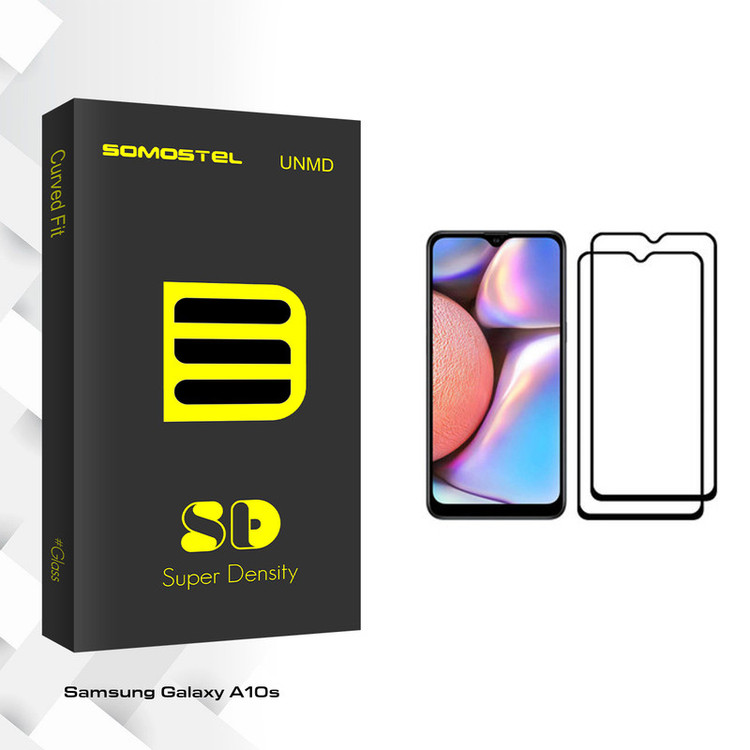 محافظ صفحه نمایش سوماستل مدل SD Glass مناسب برای گوشی موبایل سامسونگ Galaxy A10s بسته دو عددی