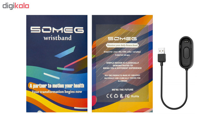 کابل شارژ سومگ مدل SMG_Mi4 مناسب برای مچ بند هوشمند شیائومی Mi band 4