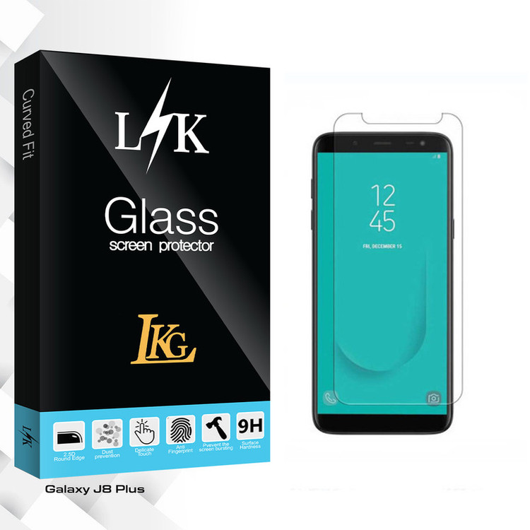 محافظ صفحه نمایش شیشه ای ال کا جی مدل LK Glass مناسب برای گوشی موبایل سامسونگ Galaxy J8 Plus