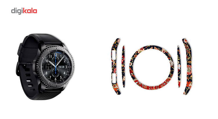 بسته 2 عددی برچسب ماهوت مدل Iran-carpet Design مناسب برای ساعت هوشمند Samsung Gear S3 Frontier