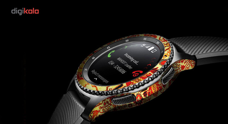 بسته 2 عددی برچسب ماهوت مدل Iran-carpet Design مناسب برای ساعت هوشمند Samsung Gear S3 Frontier
