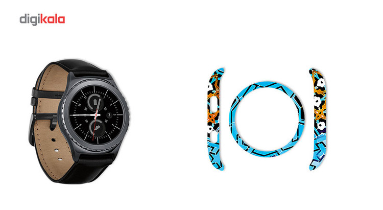 بسته 2 عددی برچسب ماهوت مدل Slimi design-tile Design مناسب برای ساعت هوشمند Samsung Gear S2 Classic