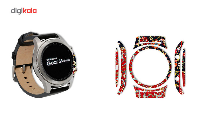 بسته 2 عددی برچسب ماهوت مدل Iran-carpet Design مناسب برای ساعت هوشمند Samsung Gear S3 Classic