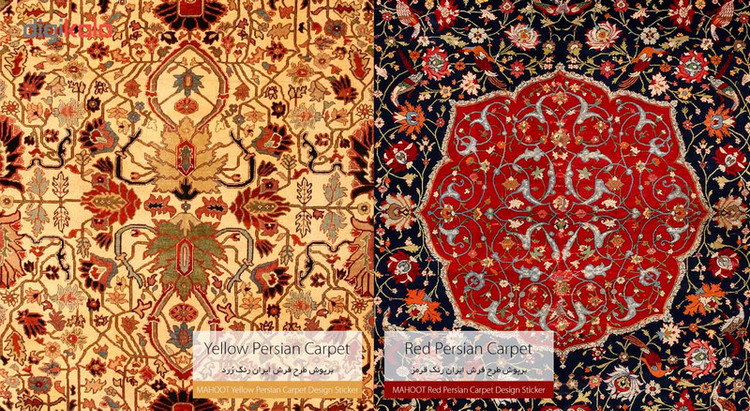 بسته 2 عددی برچسب ماهوت مدل Iran-carpet Design مناسب برای ساعت هوشمند Samsung Gear S3 Classic