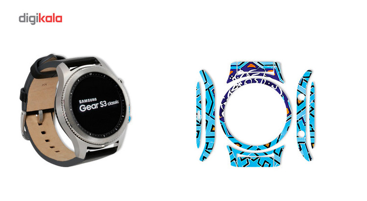 بسته 2 عددی برچسب ماهوت مدل Slimi design-tile Design مناسب برای ساعت هوشمند Samsung Gear S3 Classic