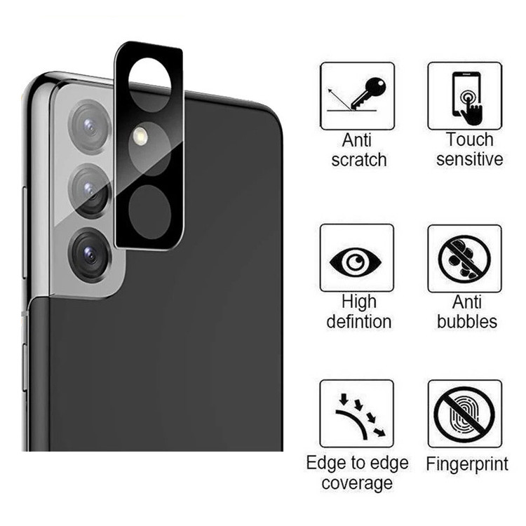 محافظ لنز دوربین بوک مدل 3D-9H مناسب برای گوشی موبایل سامسونگ Galaxy S21 FE