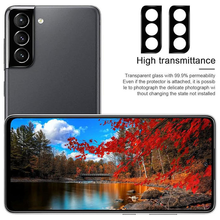 محافظ لنز دوربین بوک مدل 3D-9H مناسب برای گوشی موبایل سامسونگ Galaxy S21 FE