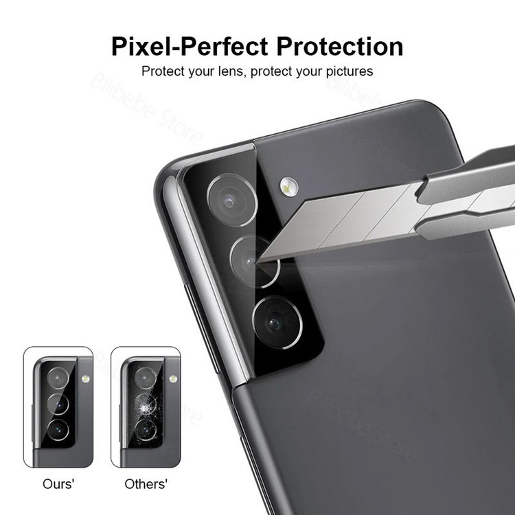 محافظ لنز دوربین بوک مدل 3D-9H مناسب برای گوشی موبایل سامسونگ Galaxy S21 FE