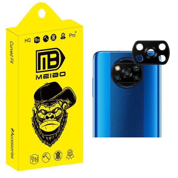 محافظ لنز دوربین میبو مدل 3D-9H مناسب برای گوشی موبایل شیائومی Poco X3 Pro