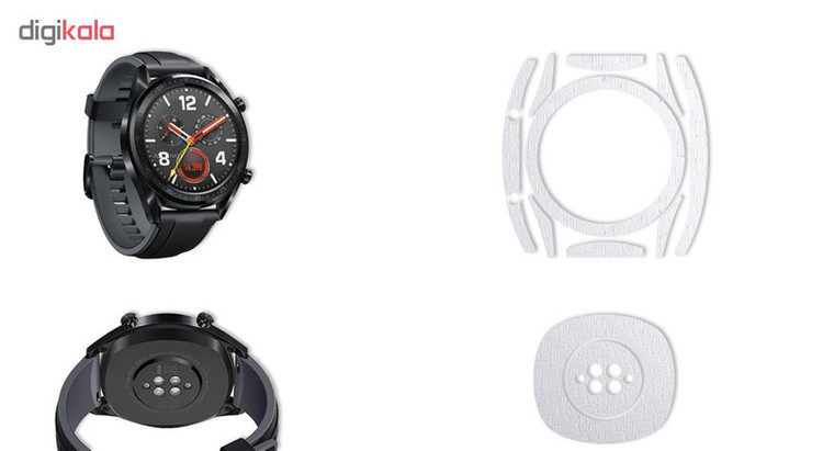 برچسب ماهوت مدل Carbon-fiber بسته 2 عددی مناسب برای ساعت هوشمند هوآوی Watch GT