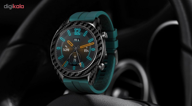 برچسب ماهوت مدل Carbon-fiber بسته 2 عددی مناسب برای ساعت هوشمند هوآوی Watch GT