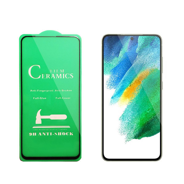محافظ صفحه نمایش سرامیکی گریفین مدل FLCRG GN pl مناسب برای گوشی موبایل سامسونگ Galaxy S21 FE