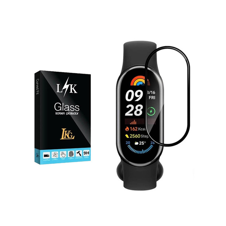 محافظ صفحه نمایش ال کا جی مدل PMMA مناسب برای ساعتهای هوشمند Redmi Smart Band Pro / Amazfit Band 7 / Imilab/Imiki LS02 / Huawei Band 6 / Huawei Band 7