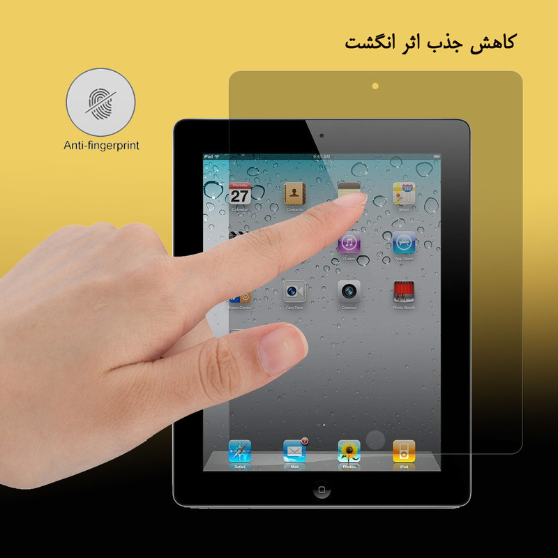 محافظ صفحه نمایش حریم شخصی هورس مدل PPS مناسب برای تبلت اپل iPad 2
